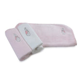 Peter Rabbit 'Hop Little Rabbit' 3 Pack Pink Face Washers Bubba Blue